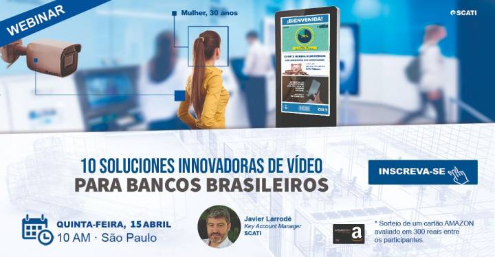 Sistemas de videovigilância para bancos.