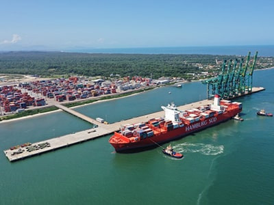 Puerto de carga brasileño protege sus embarcaciones y mercancías con la solución térmica de SCATI.