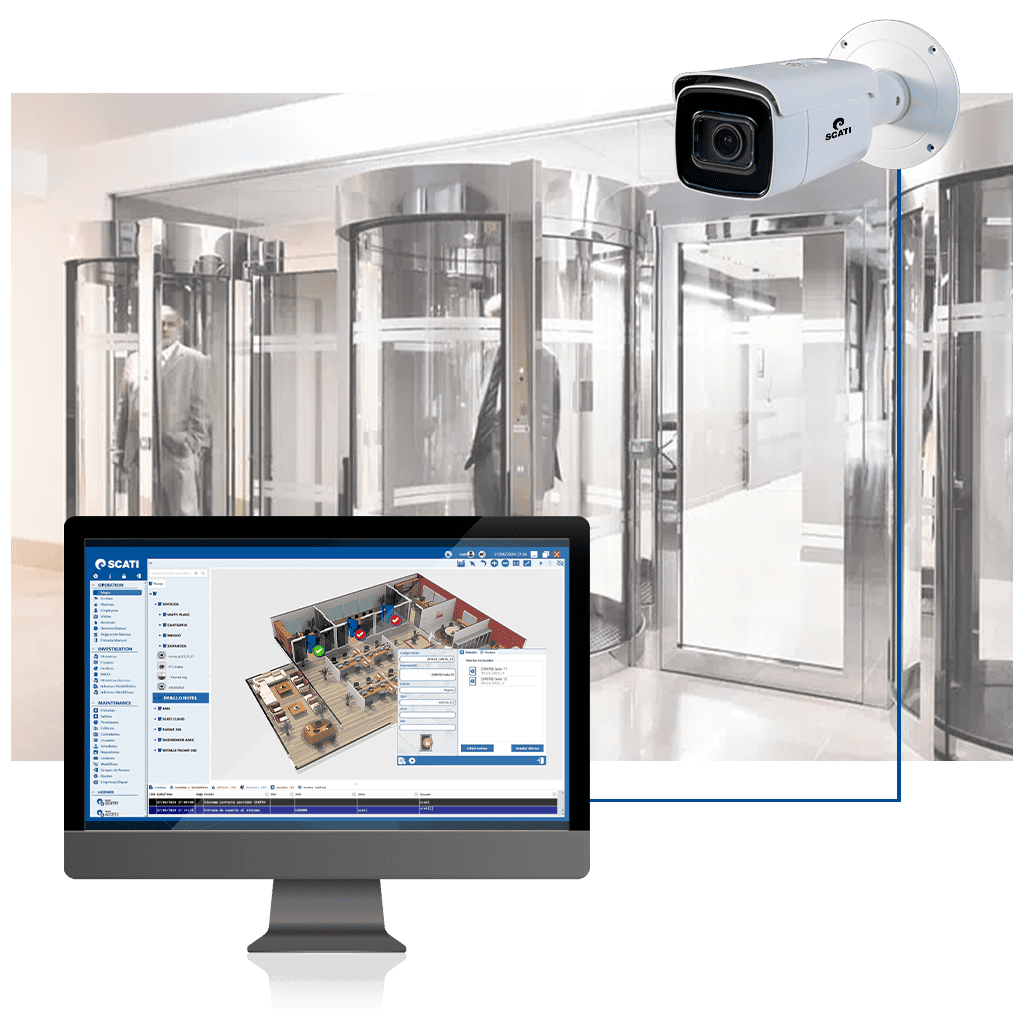 control accesos esclusas seguridad scati